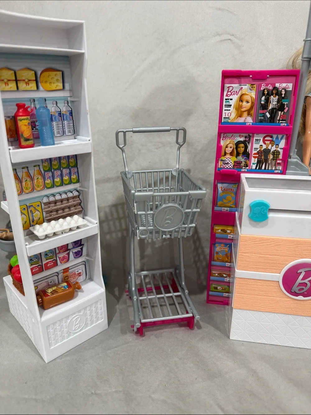 Barbie checkout play